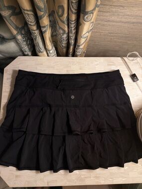 lululemon athletica Black Layered Skater Skort